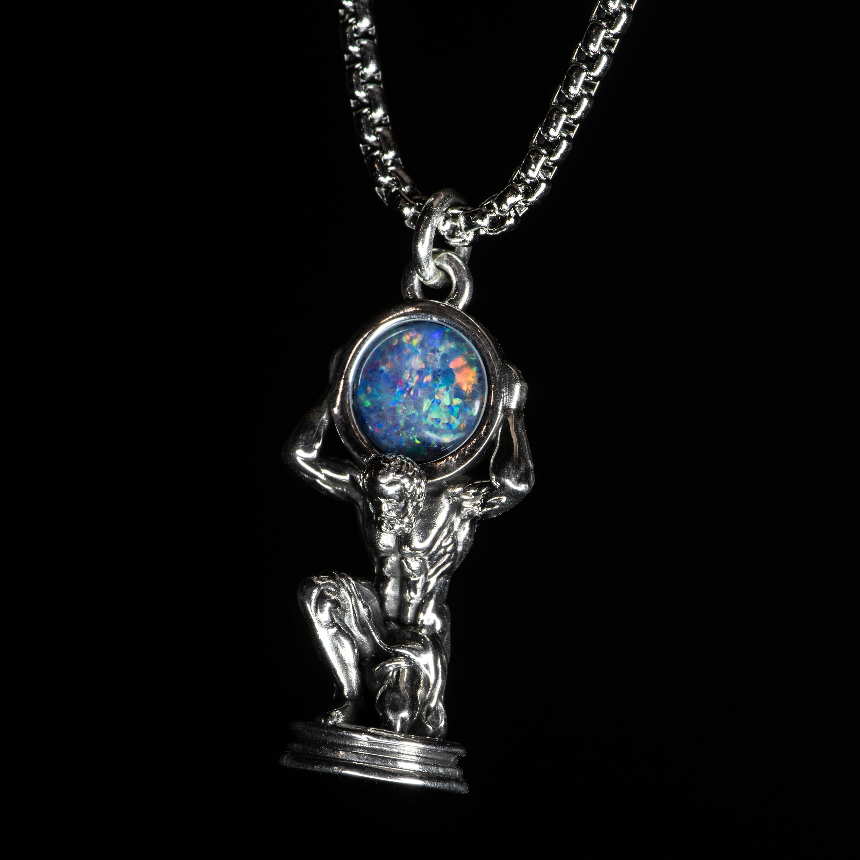 Elegant Silver Gemstone Pendant Necklace - Handcrafted Sterling Silver Jewelry with Natural Gemstones for Women | Perfect for Gifts, Parties & Everyday Wear