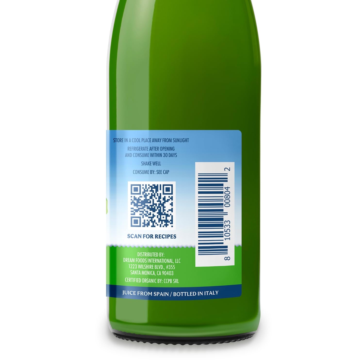 Organic Lime Juice - 16.9 fl oz (500ml) | Cold-Pressed, No Sugar Added | Perfect for Cocktails, Cooking & Healthy Drinks | Volcano Bursts Brand