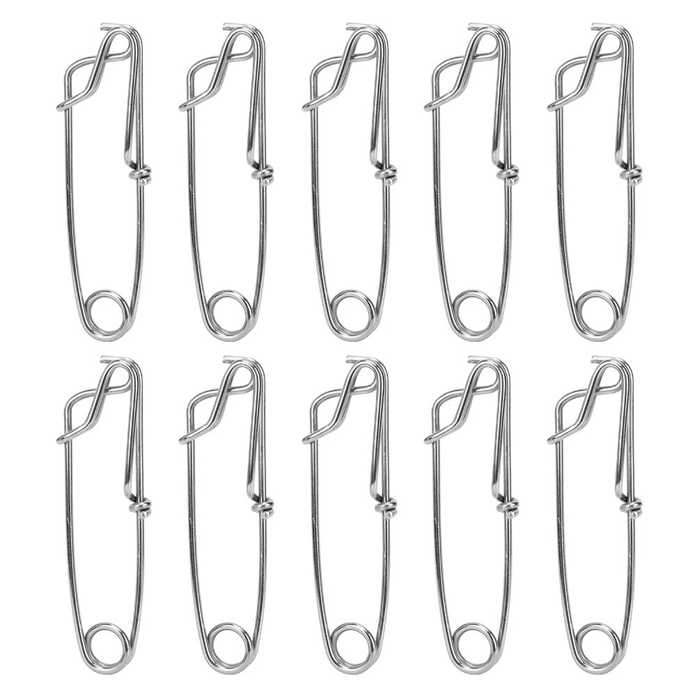 Alomejor Stainless Steel Longline Tuna Clip - Heavy Duty Fishing Snap Swivels & Branch Hanger for Saltwater Trolling - Perfect for Offshore Big Game Fishing and Commercial Longline Operations