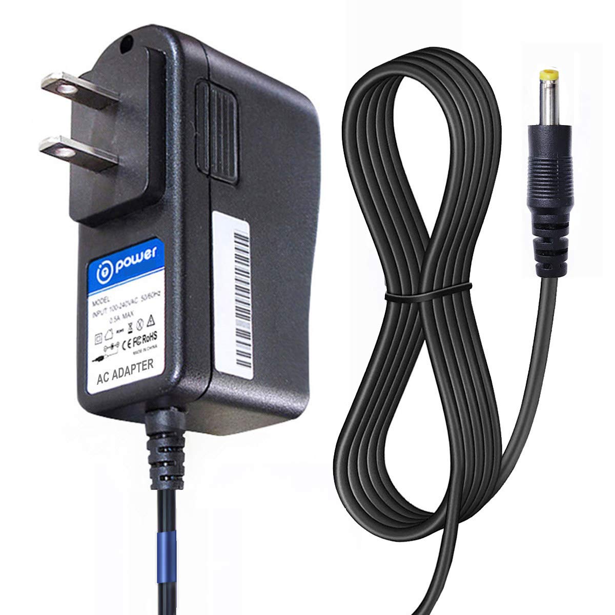 T Power AC/DC Adapter Charger for Echo Show 5 Speaker - Replacement Power Supply Cord for Amazon Echo Show 5 - Perfect for Home, Office & Travel Use