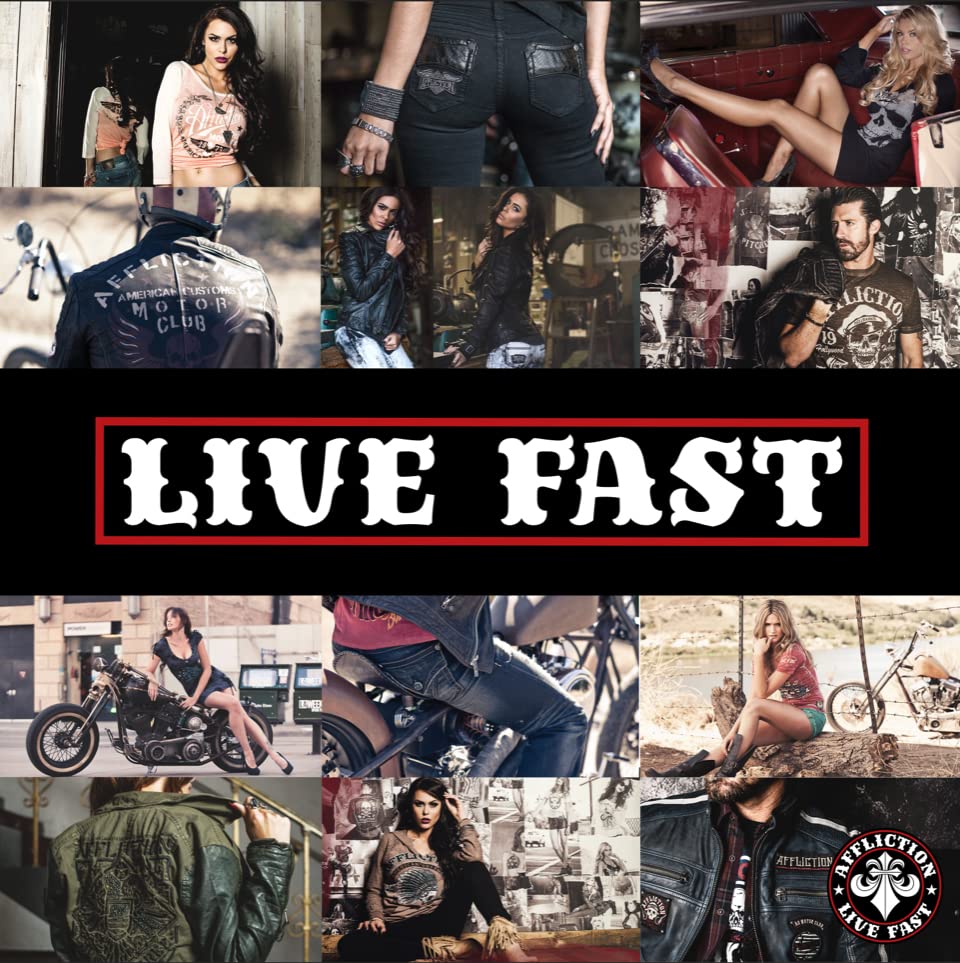 Affliction Men's Core Classic T-Shirts | Premium Cotton Graphic Tees for Casual Wear & Street Style | Gym, Outdoors, Everyday Fashion
