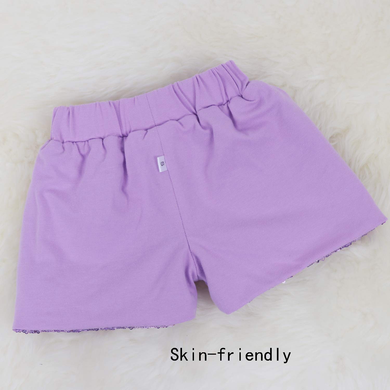 Sparkle Sequin Shorts for Baby Girls & Toddlers - Glitter on Both Sides, Birthday Outfit Set with Headband | Perfect for Parties, Photo Shoots & Special Occasions