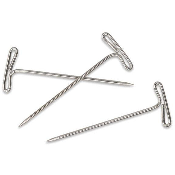 T Pins - 100pcs Stainless Steel T-Pins for Sewing, Upholstery, Crafts & DIY Projects | Secure Fabric, Foam & Floral Arrangements