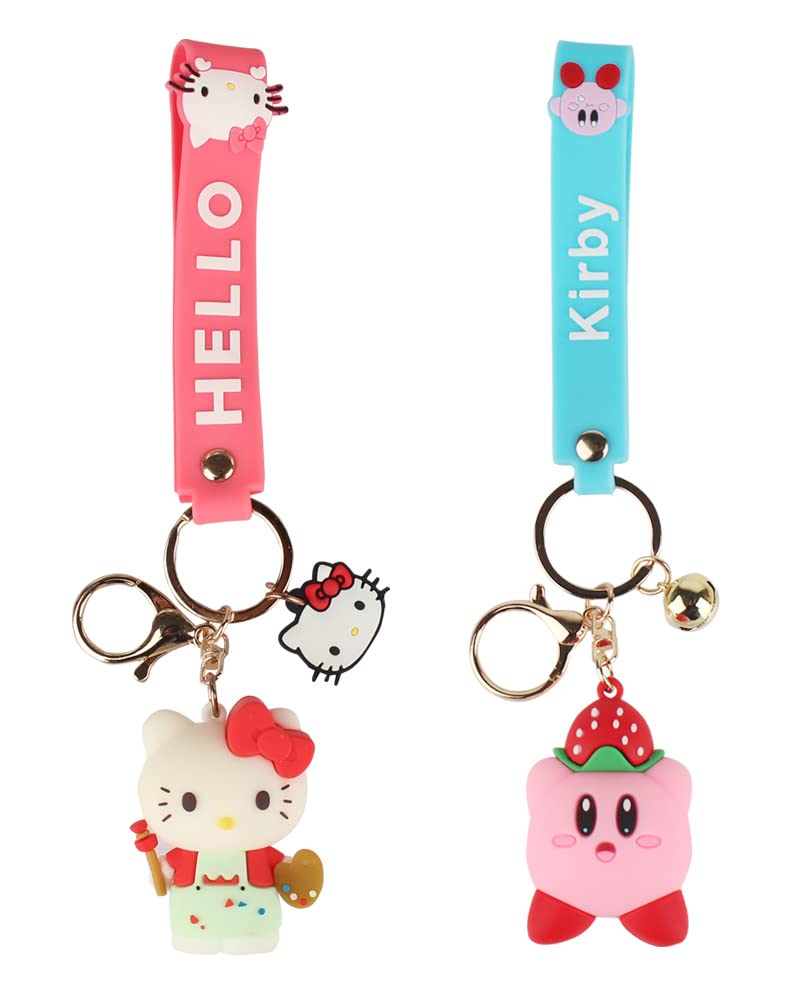 Cute Kawaii Keychain Accessories - Adorable Backpack Keychain, Keyring & Mini Purse - Perfect Creative Gift for Women & Girls - Ideal for Backpacks, Handbags, Luggage & Everyday Carry
