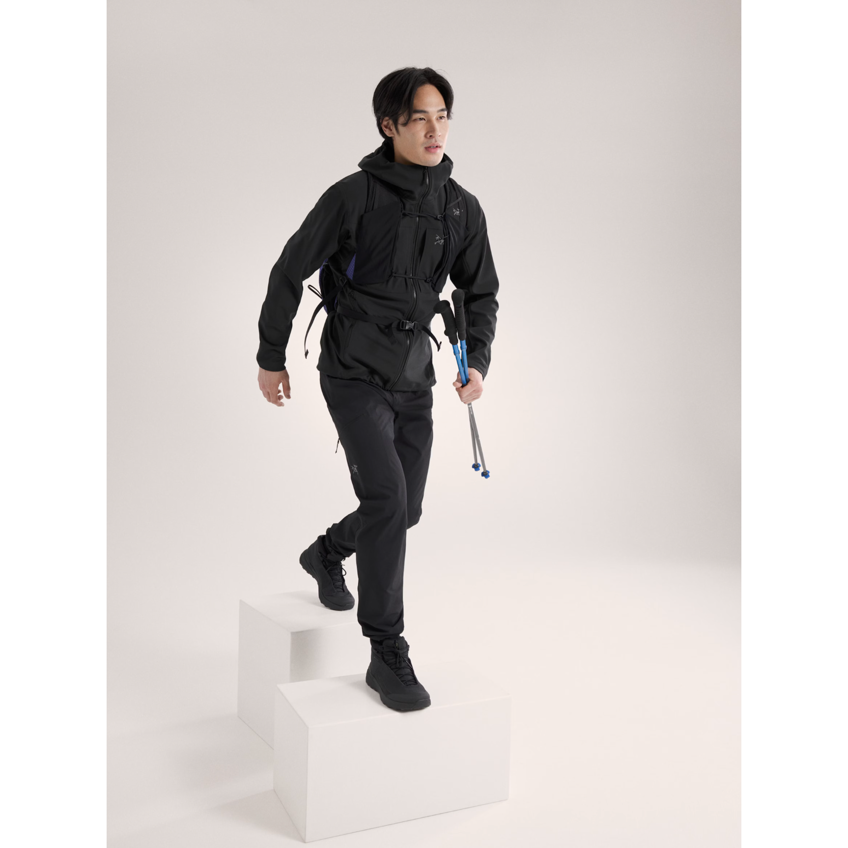 Arc'teryx Men's Gamma MX Hoody - Lightweight Softshell Jacket for Hiking & Outdoor Activities - Windproof & Breathable for All-Season Wear