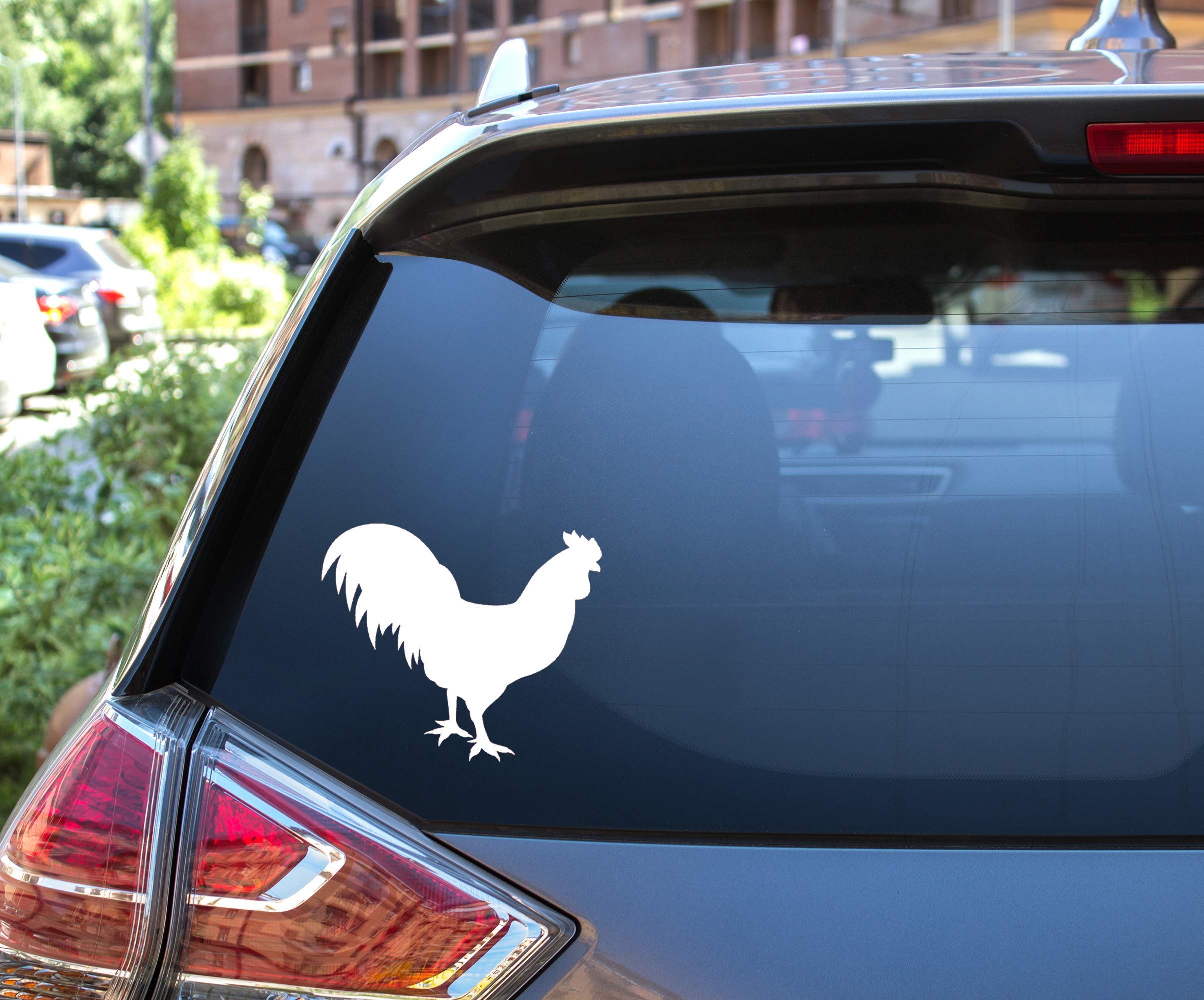 Custom Rooster Chicken Vinyl Decal - Personalized Hen Sticker for Cars, Cups, Tumblers, Windows, Walls & Bumpers - Perfect for Home Decor, Gifts & Outdoor Use