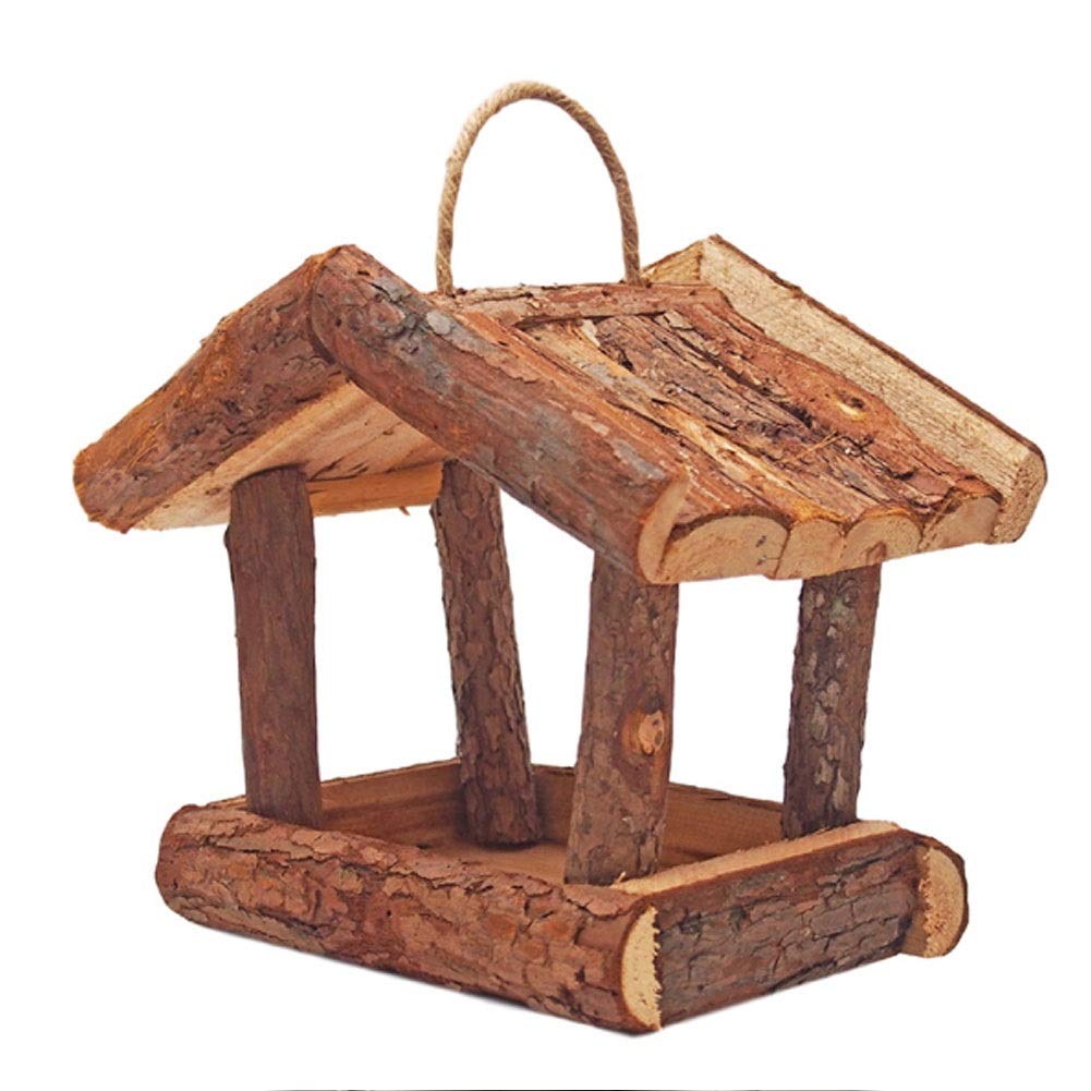 Outdoor Bird Feeders for Wild Birds - Hanging Bird Feeder for Garden, Yard & Patio - Perfect Gift for Bird Lovers & Nature Enthusiasts (Use for Attracting Cardinals, Finches & Songbirds to Your Backyard)