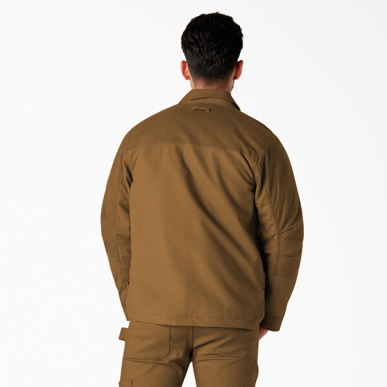 Dickies Men's Durable Water Repellent Canvas Work Jacket with Full Zip - Heavy Duty Construction for Outdoor Work & Casual Wear