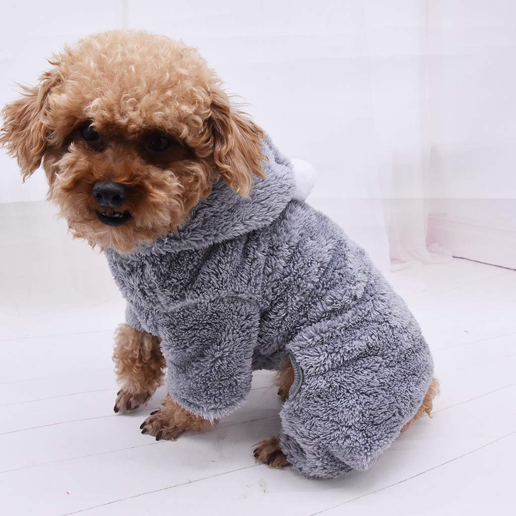 Polar Puppy Dog Shirt & Cat Sweatshirt - Warm Pet Clothes for Winter, Cute Painting Design - Perfect for Outdoor Walks and Indoor Cozy Time