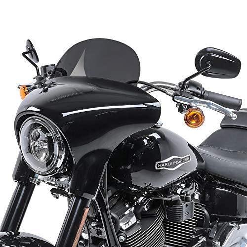 STS7 Crash Bar Mustache, Inner Bag Set & Windscreen M for Harley Davidson Sportglide 2018-2024 | Motorcycle Protection & Storage Accessories for Road Trips & Touring