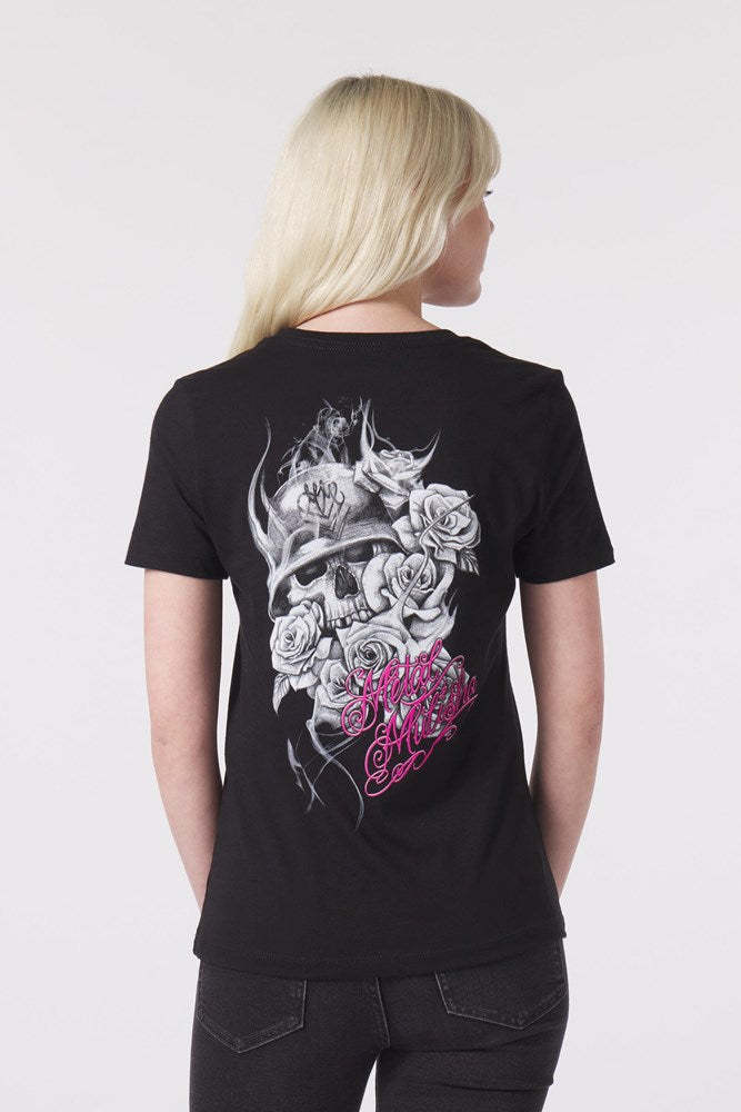 Metal Mulisha Smokin Relaxed Fit T-Shirt for Men - Soft Cotton Graphic Tee for Casual Wear, Street Style & Skateboarding