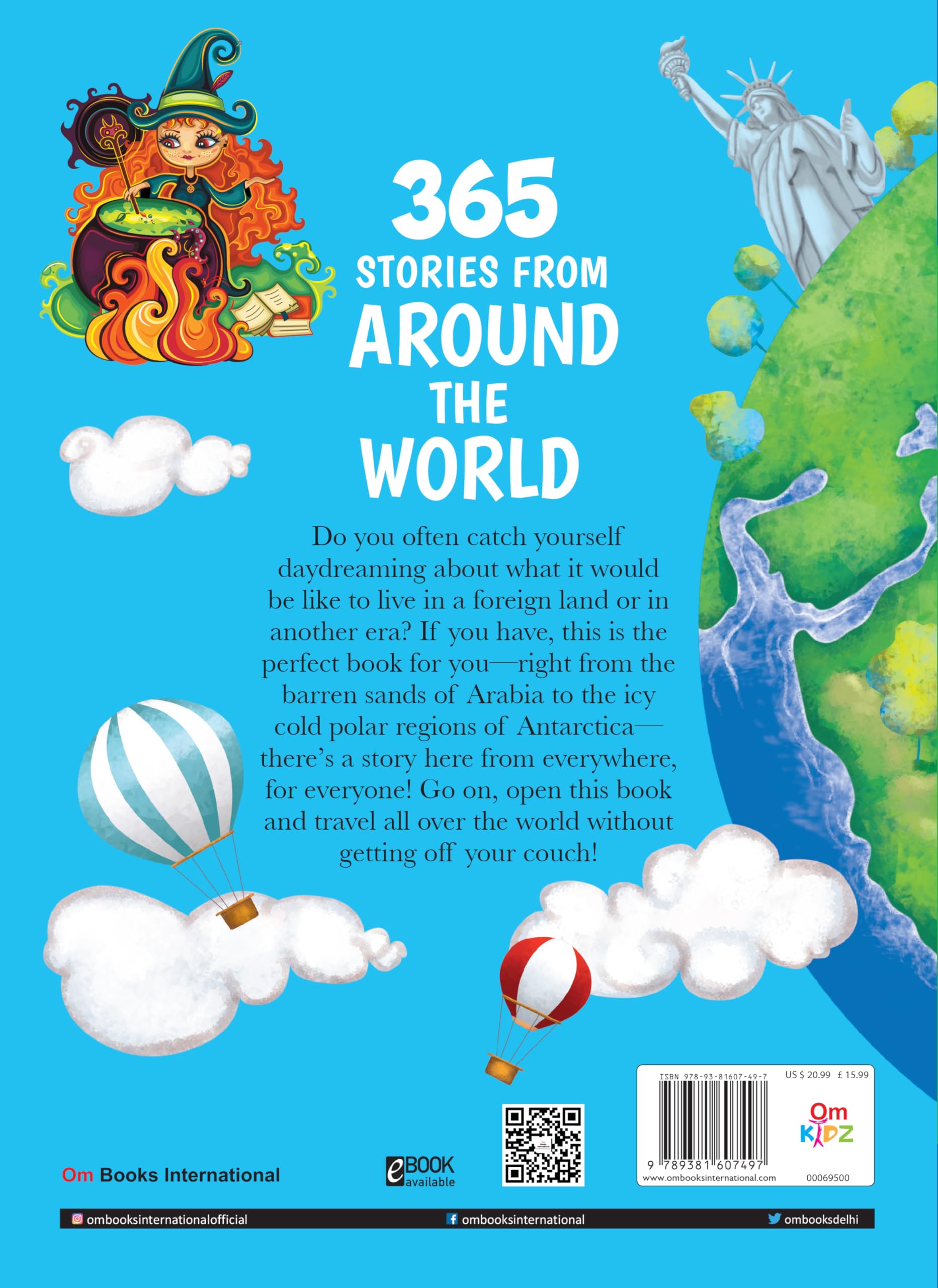365 Inspiring Short Stories from Around the World - Cultural Folktales & Moral Tales for Kids Bedtime Reading, Classroom Learning & Family Storytime