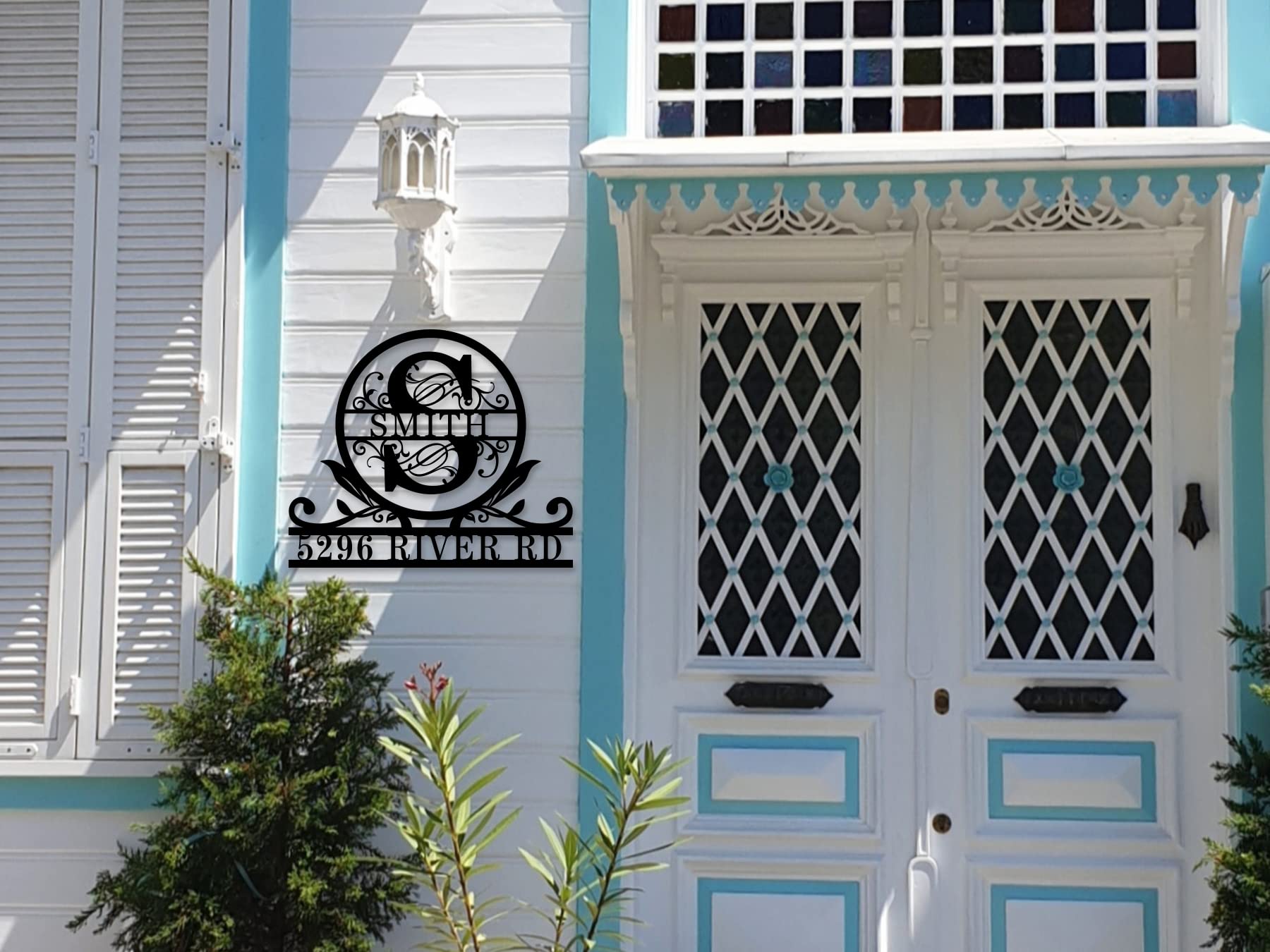 Custom Personalized House Numbers - Outdoor Address Plaques & Signs for Home Exterior - Durable Metal or Wooden Housewarming Gift - Perfect for Front Door, Porch, Mailbox & Curb Appeal