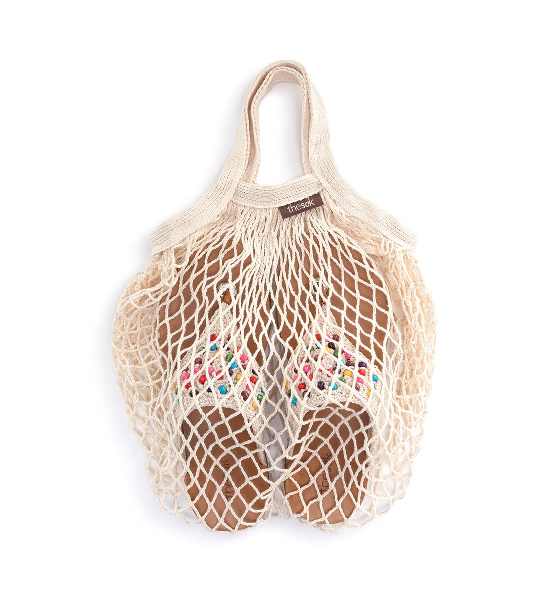 The Sak Shana Crochet Slip-On Thong Sandals for Women - Comfortable Boho Beach Sandals for Summer, Vacation & Casual Wear