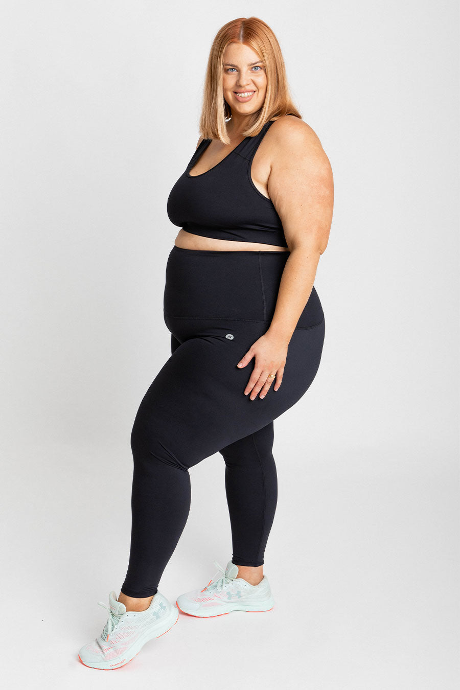 Essential High Waist Workout Leggings for Women - Black | Yoga, Running & Gym Activewear
