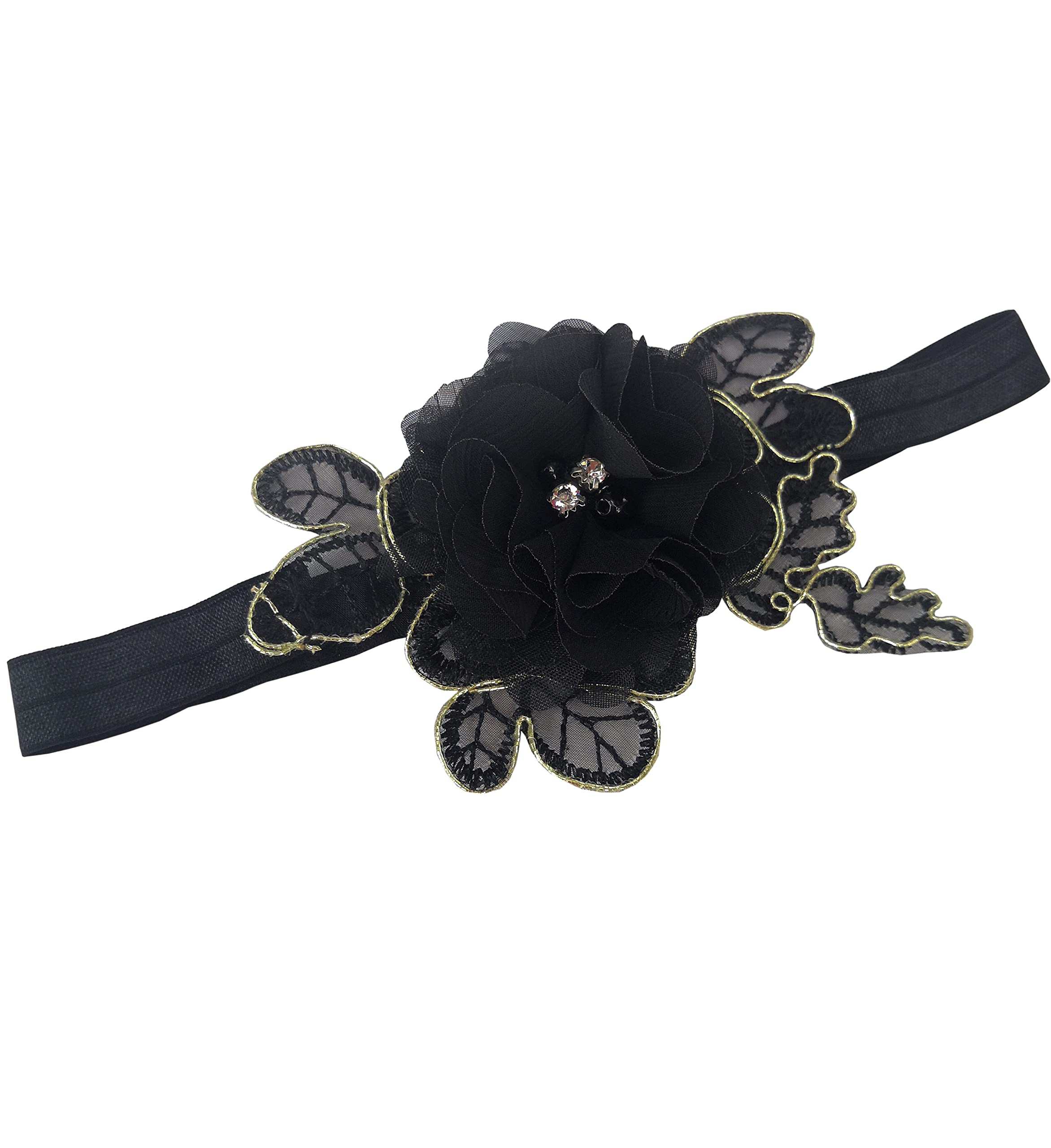 Elegant Wedding Garter for Bride - Pearl Embellished Bridal Garter Set, Single Garter Belt for Weddings, Halloween & Special Occasions (Black, W011) - Perfect for Bouquet Toss, Bridal Shower & Photo Shoots