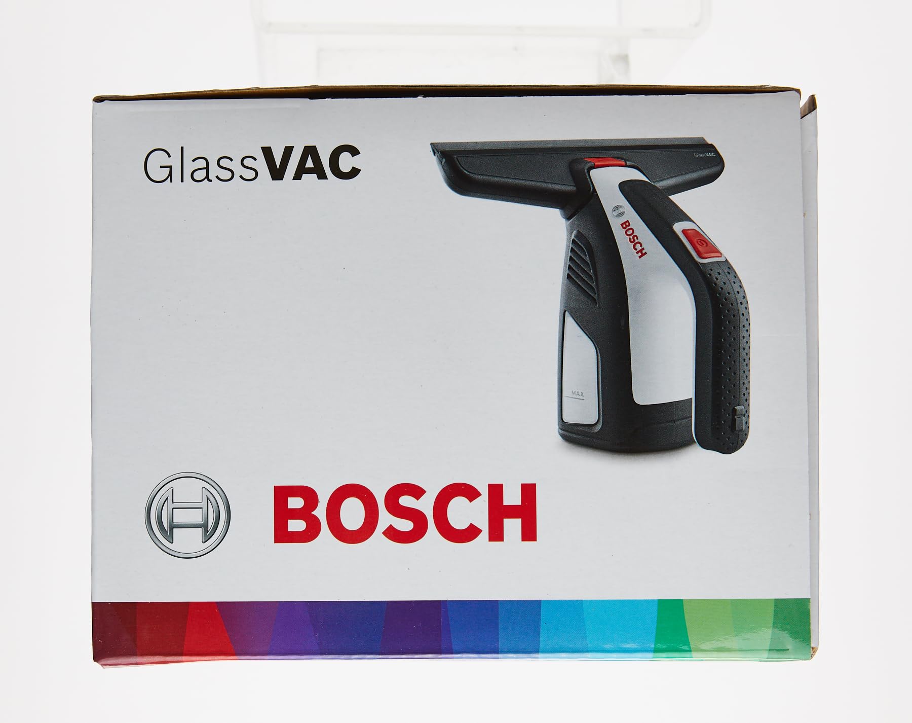 Bosch GlassVAC Cordless Window Vacuum Cleaner - Powerful Battery-Powered Glass Cleaner for Streak-Free Windows, Mirrors & Shower Doors - Perfect for Home, Office & Car Cleaning