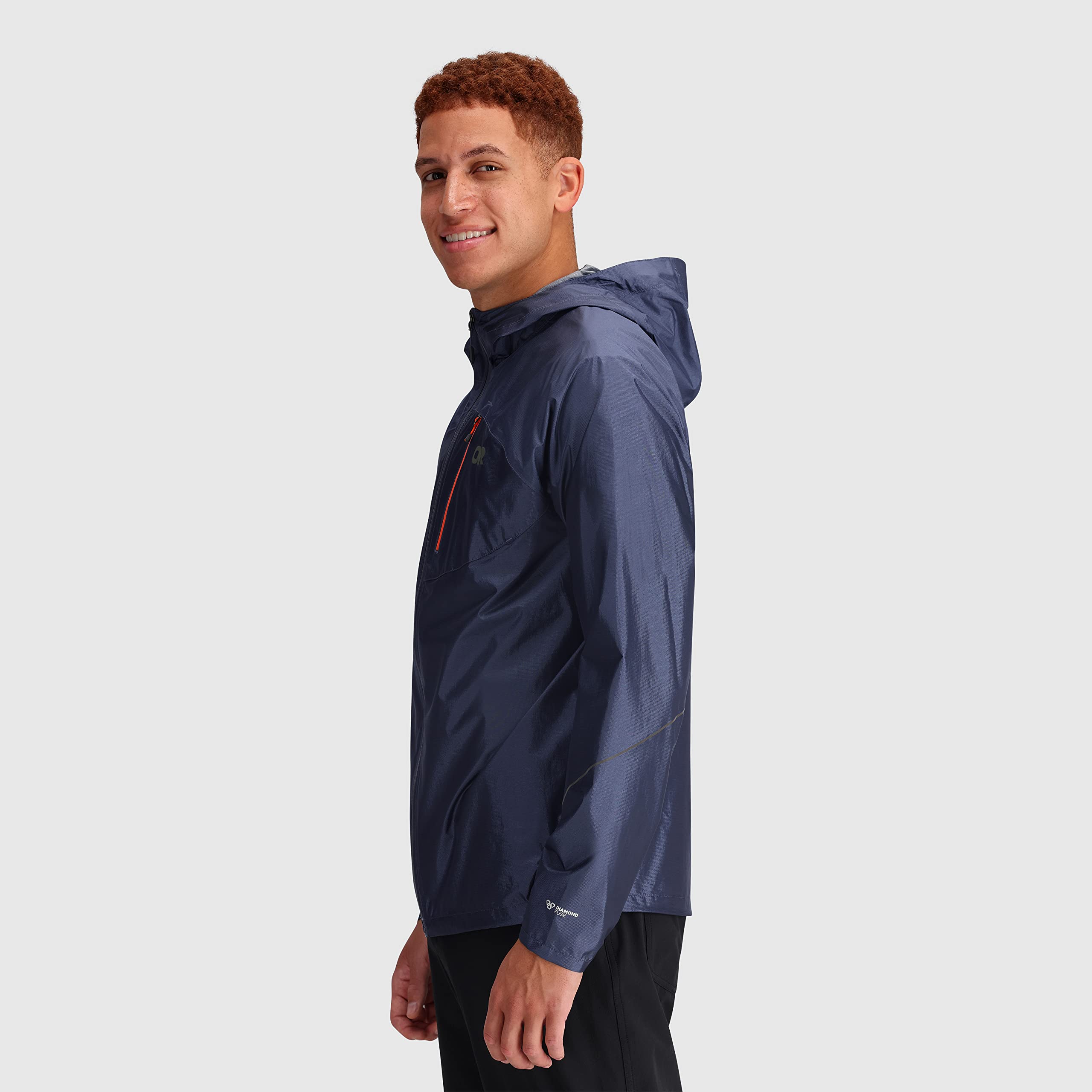 Outdoor Research Men's Helium Rain Jacket - Lightweight Waterproof Windproof Breathable Hiking Jacket for Outdoor Adventures, Camping & Travel