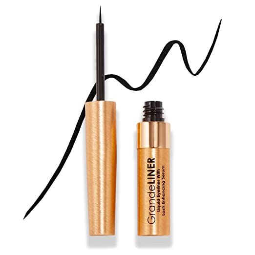 Grande Cosmetics GrandeLINER Liquid Eyeliner - Waterproof, Smudge-Proof Eyeliner for Precise Winged Liner Looks | Perfect for Everyday Wear & Special Occasions