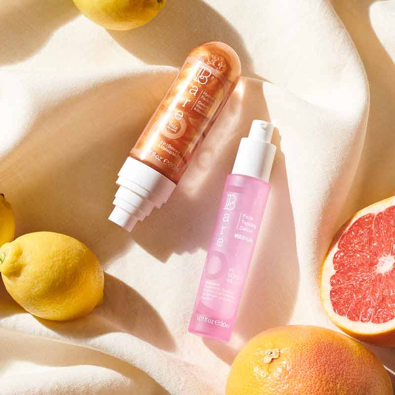 Bare by Vogue Hydrating 2-in-1 Skincare & Makeup Facial Mist Spray - Refreshing Rosewater Toner for Dry Skin, Perfect for Travel & Daily Skincare Routine