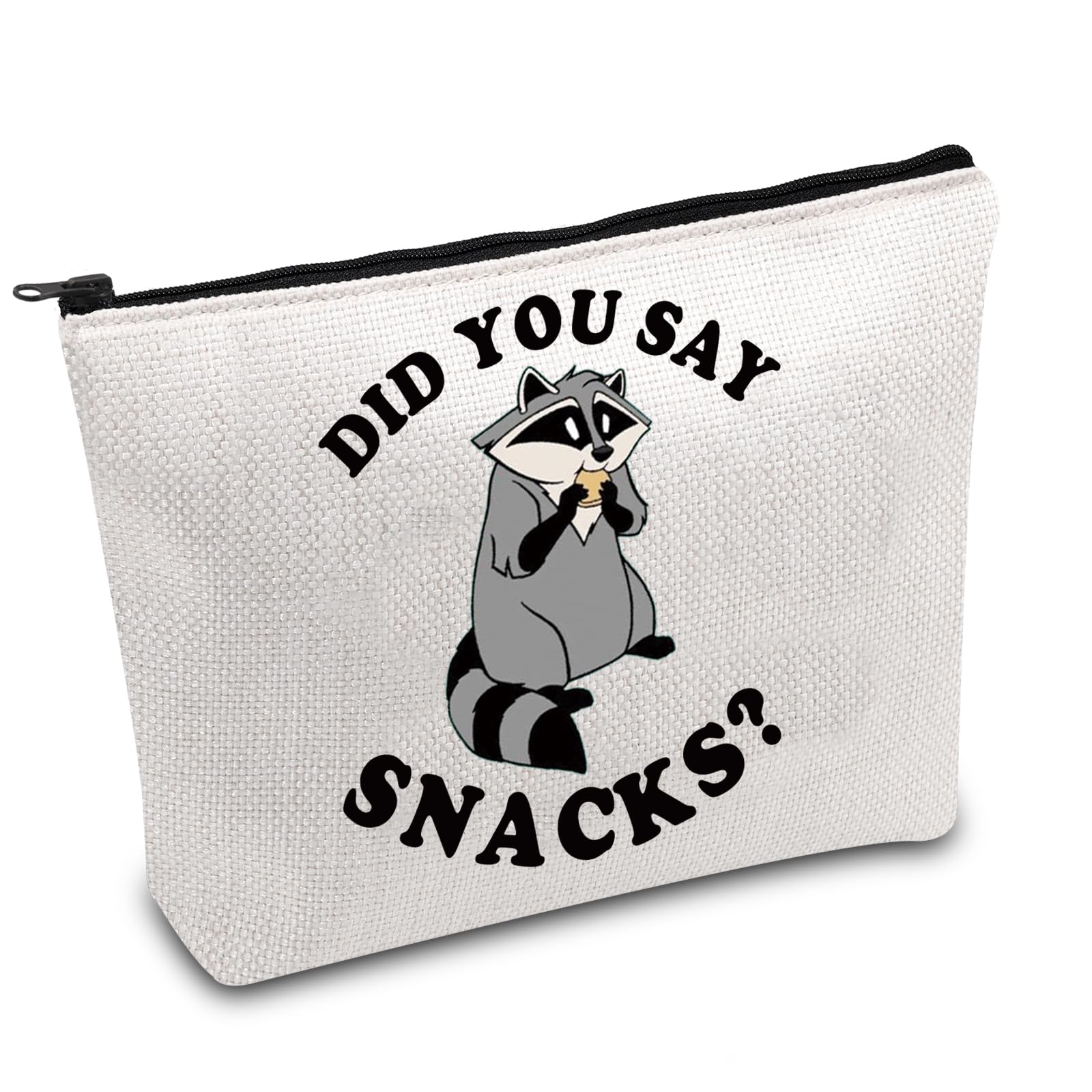 Meeko Raccoon Themed Zipper Pouch for Disney Fans - Perfect for Magic Kingdom Snacks, Makeup & Travel Essentials | Cute Raccoon Lover Gift Idea