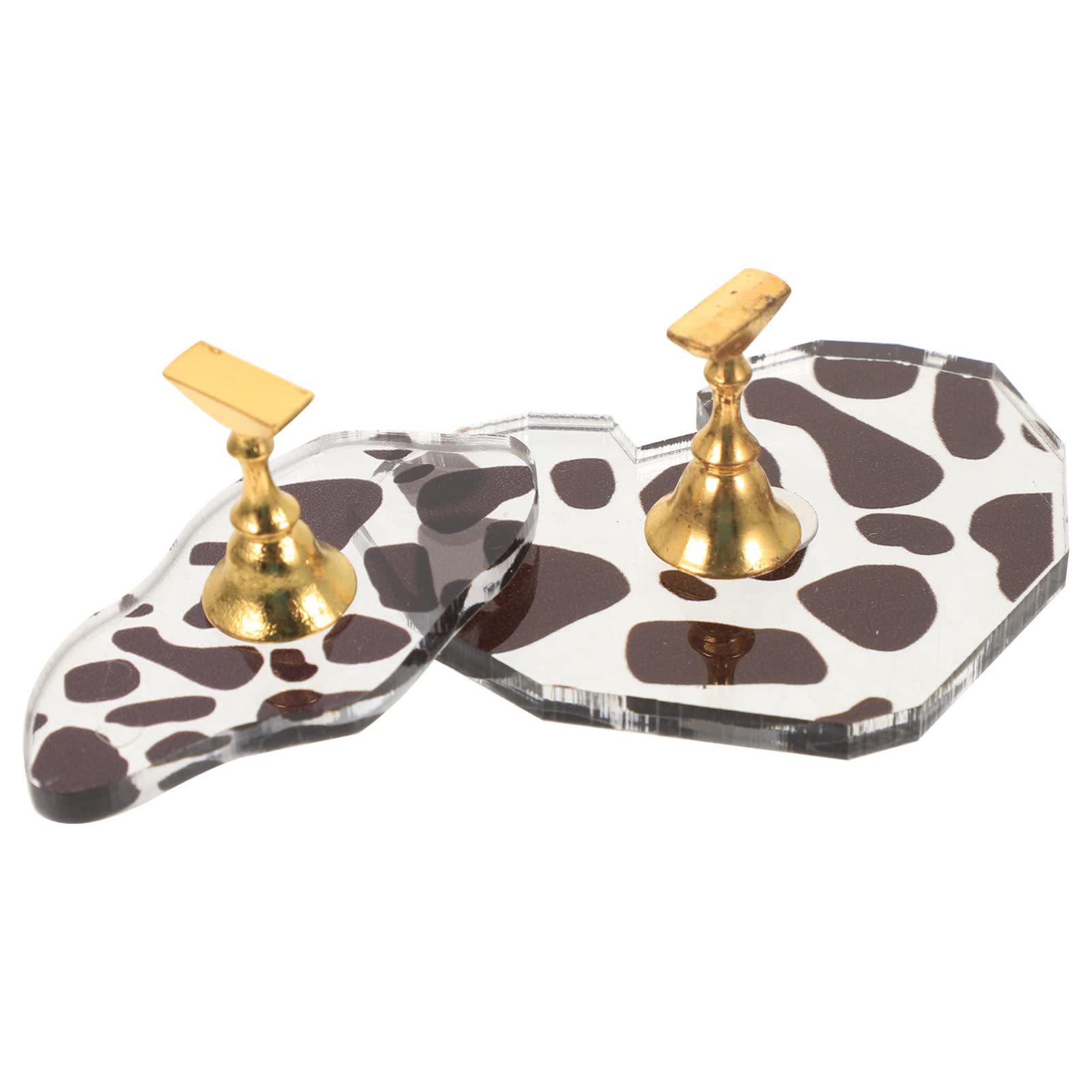 Minkissy Magnetic Nail Holders - 2 Pack Acrylic Nail Practice Stand with Manicure Mount, Nail Display & Hand Practice Stand for Nail Art - Perfect for Home Salons, Professional Nail Technicians & DIY Nail Art Enthusiasts (Great for Gel Polish Application, Nail Extension Practice & Nail Art Design)