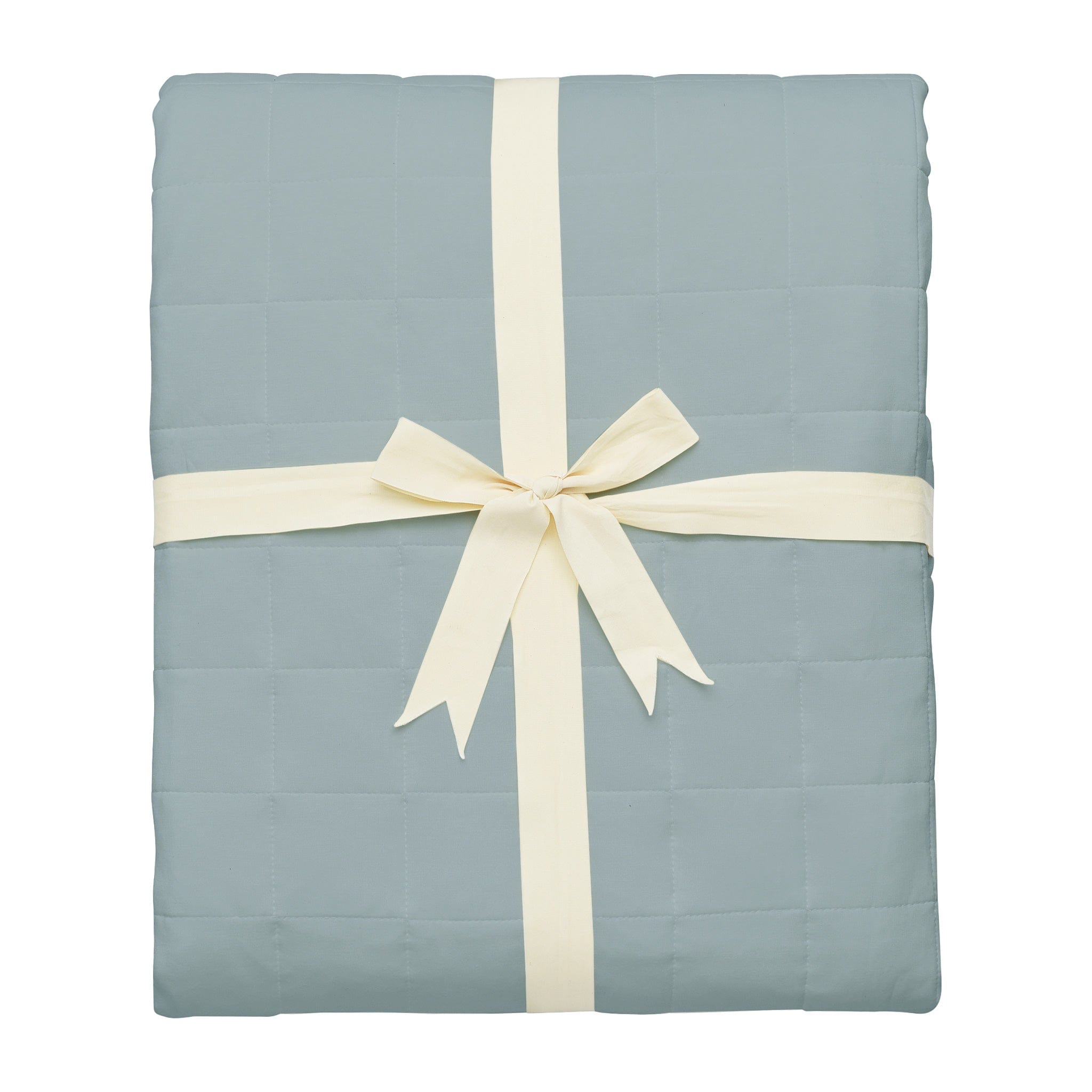 Premium Adult Quilted Blanket - Ultra Soft & Warm Glacier Blue - Perfect for Bed, Sofa & Winter Camping