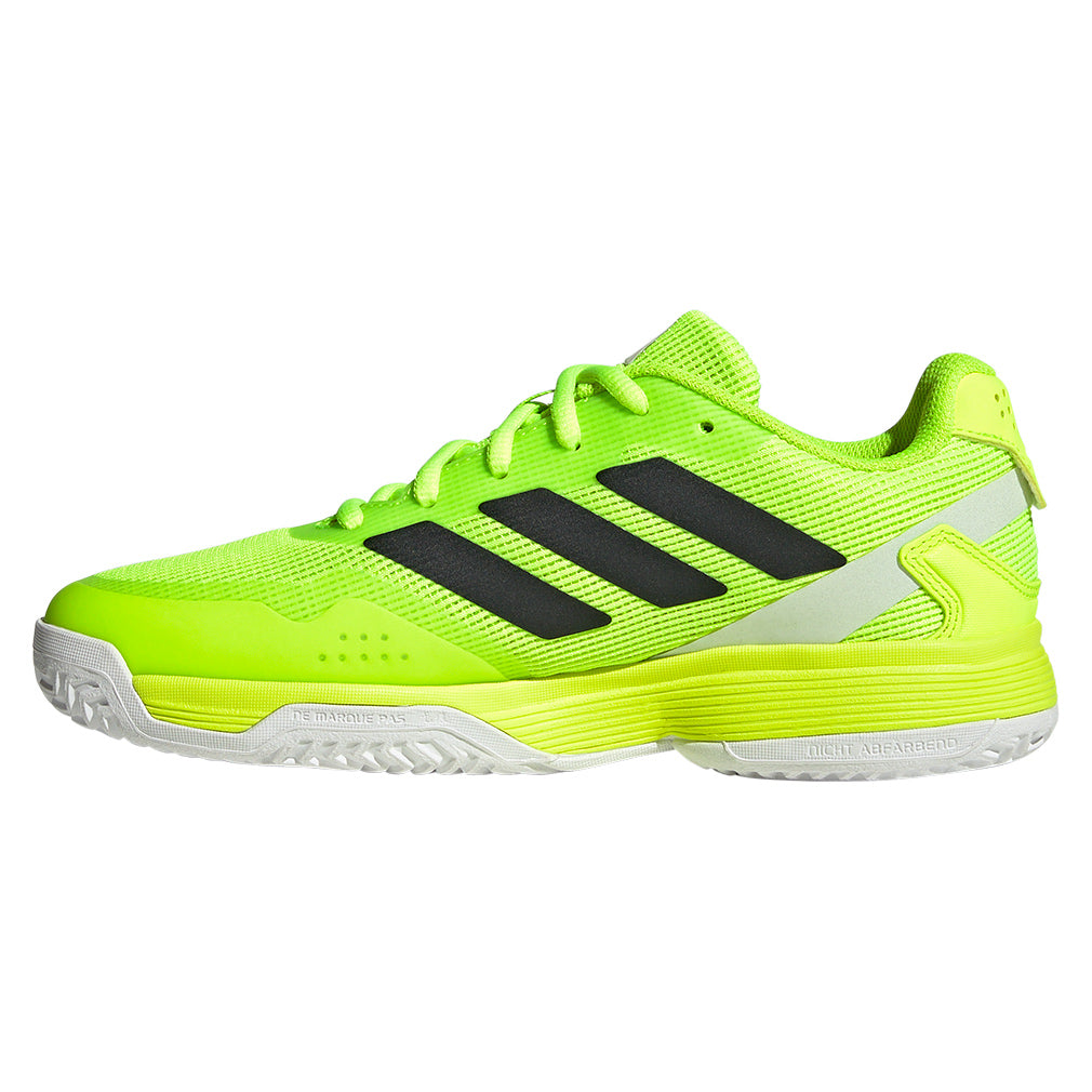 Junior's Ubersonic Tennis Shoes - Lightweight Performance Court Sneakers in Lucid Lemon & Core Black | Perfect for Competitive Matches & Casual Wear
