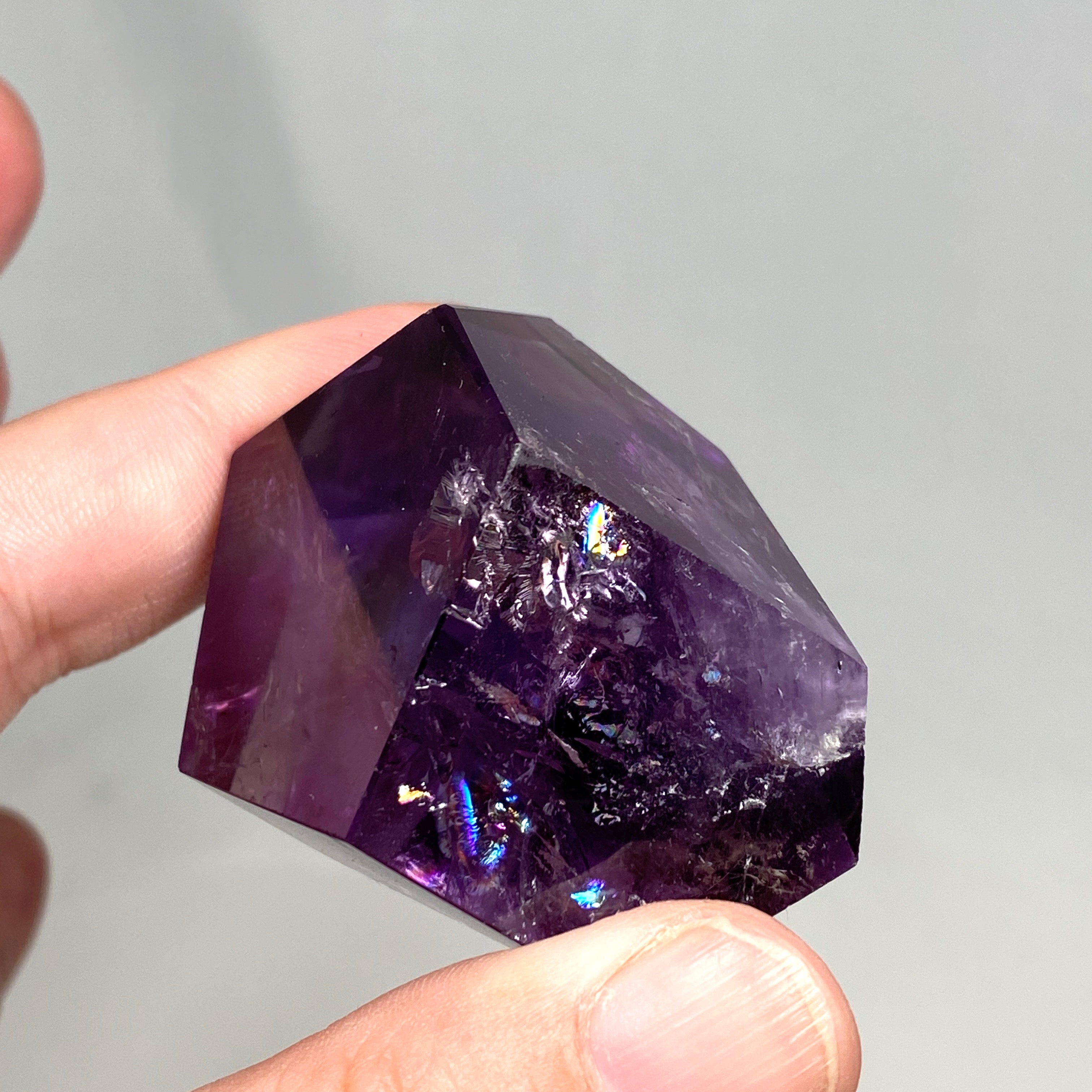 Natural Ametrine Polished Freeform Gemstone AMTF 01 - Unique Healing Crystal for Jewelry Making, Meditation & Energy Work