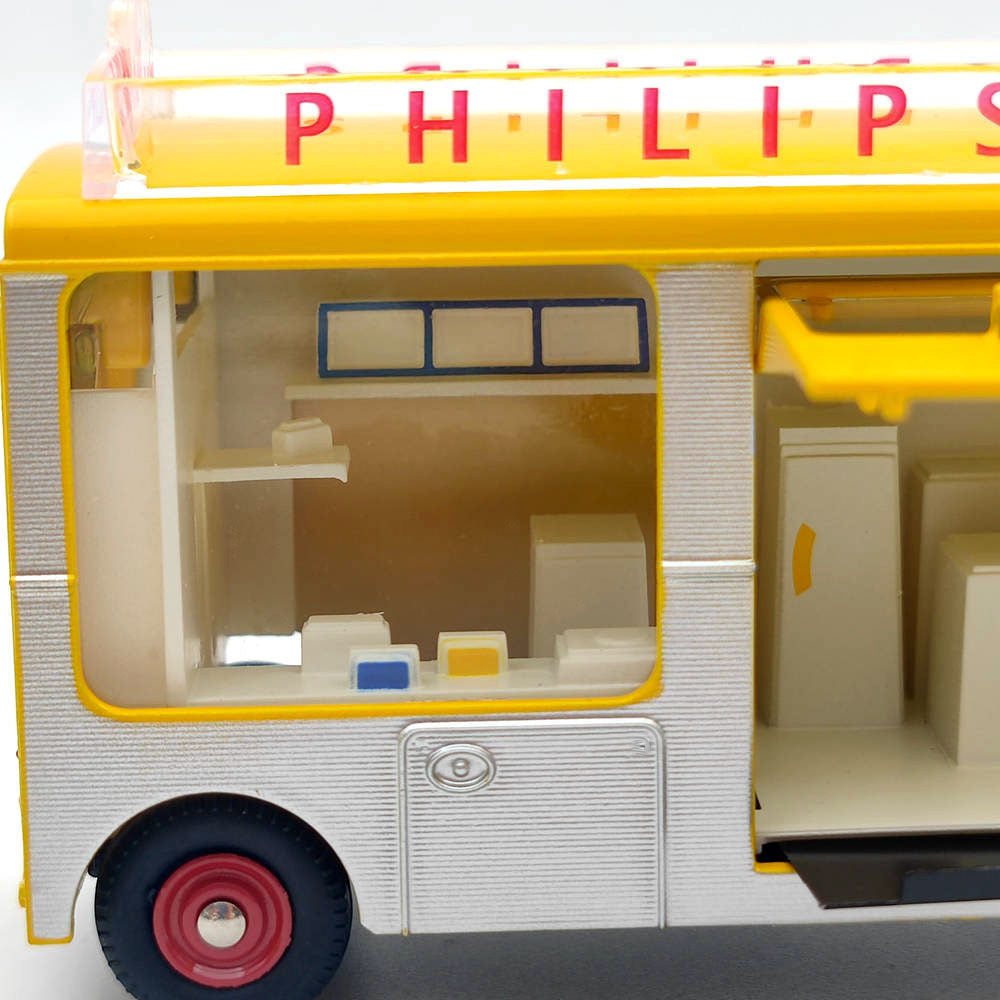 1:43 Scale Atlas DINKY TOYS 587 Citroen 1200K PHILIPS Van Diecast Model Car - Vintage Collectible Toy for Adults & Kids - Perfect for Display, Gifts & Retro Car Enthusiasts