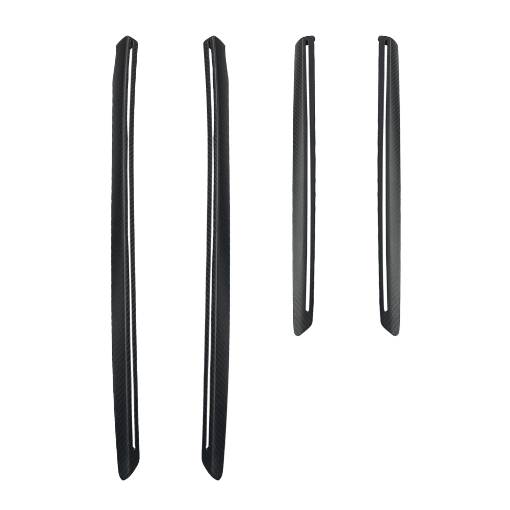 2025+ Tesla Model Y Juniper Carbon Fiber Door Trim Covers - Premium Interior Upgrade with Ambient Lighting | Sleek Carbon Fiber Design for Enhanced Luxury & Style | Perfect for Tesla Enthusiasts & Car Modifications