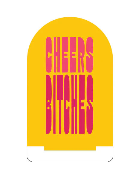 Cheers Bitches Bar Sign - Funny & Unique Wall Decor for Home, Bar, or Office - Perfect for Parties, Gifts & Bachelorette Decorations