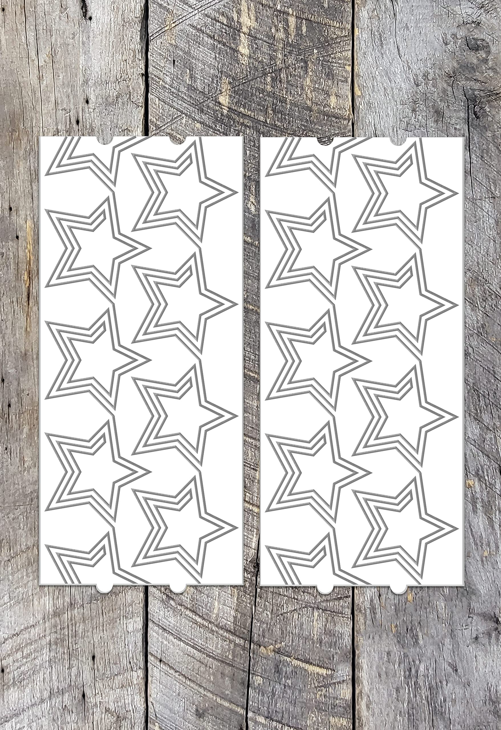 Groovy Patterns Seeing Stars Patchwork Quilt Pattern - Long Arm Board Sewing Templates for DIY Quilting Projects - Perfect for Home Decor, Baby Blankets & Craft Gifts