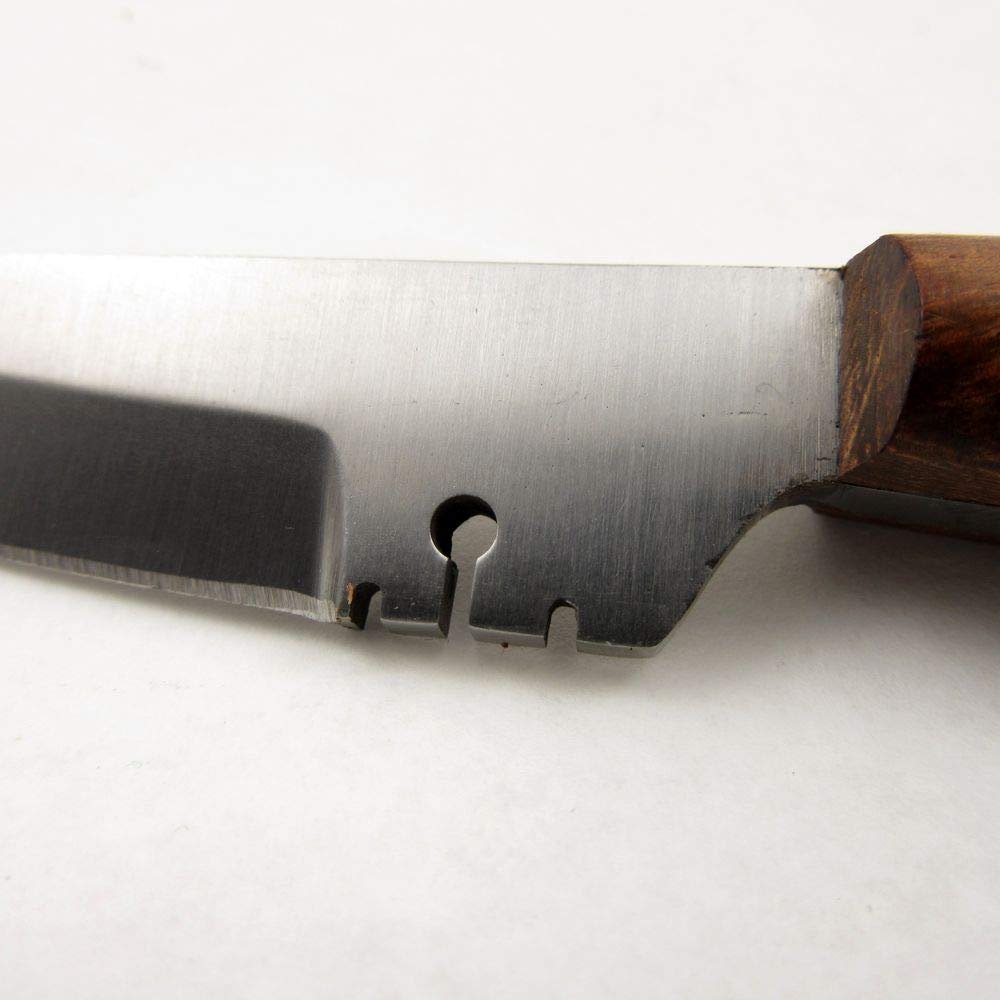 SZCO Supplies Small Patch Knife - Compact Outdoor Survival Knife with Sheath for Camping, Hiking & Bushcraft | Stainless Steel Blade & Ergonomic Handle