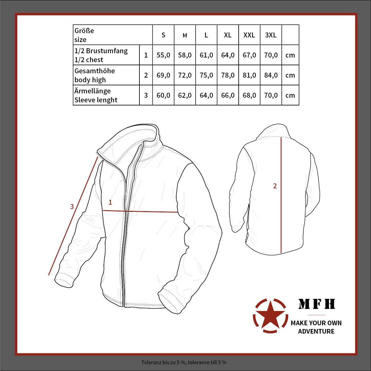 Men's Heavy Strike Fleece Jacket - Warm Winter Fleece Jacket for Men, Windproof & Cozy Outdoor Jacket (Black) - Perfect for Hiking, Camping & Cold Weather Activities