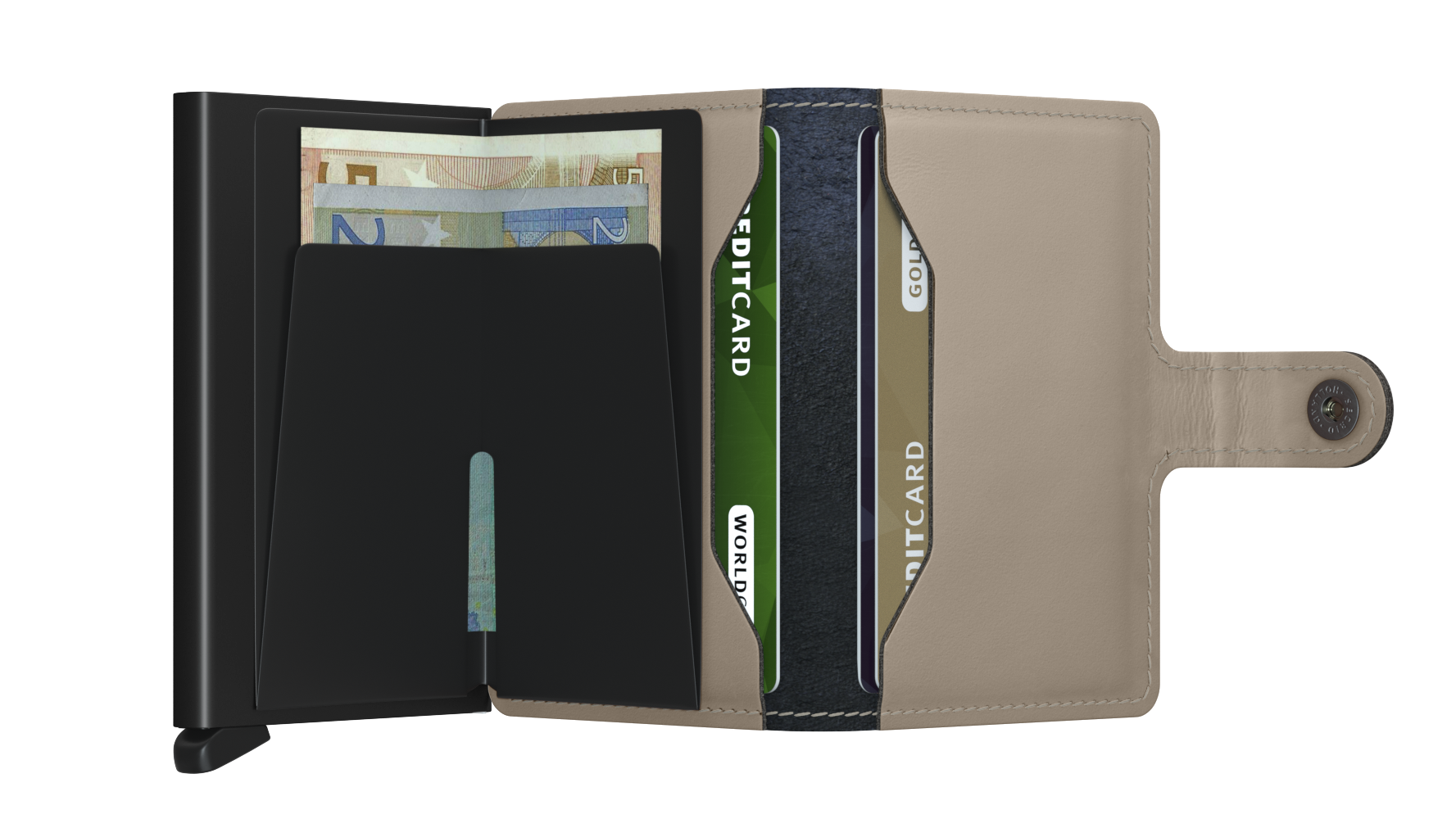 SECRID Miniwallet Matte - Slim RFID Blocking Leather Wallet for Men & Women | Perfect for Travel, Business & Everyday Use