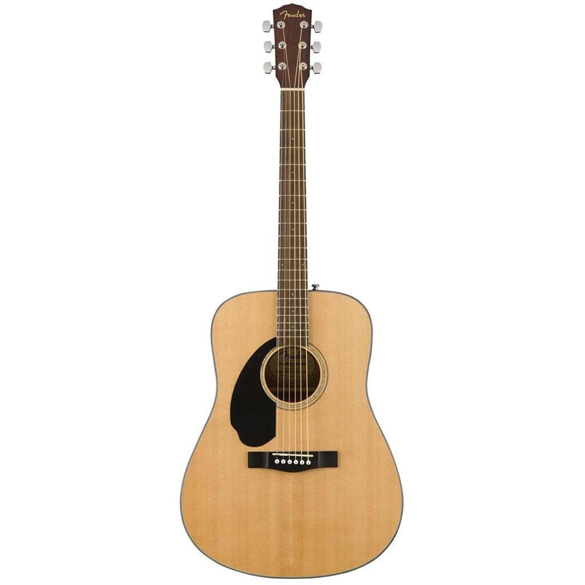 Fender CD-60S Left-Handed Acoustic Guitar - Mahogany Dreadnought with Walnut Fingerboard & Phosphor Bronze Strings - Gloss Natural Finish - 2 Year Warranty | Perfect for Beginners, Campfire Singalongs & Home Recording Studios