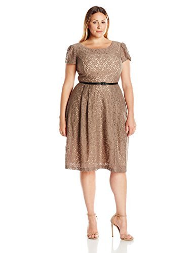 Plus Size Women's Cap Sleeve Swing Dress - Flowy A-Line Summer Dress for Casual Wear, Parties & Special Occasions