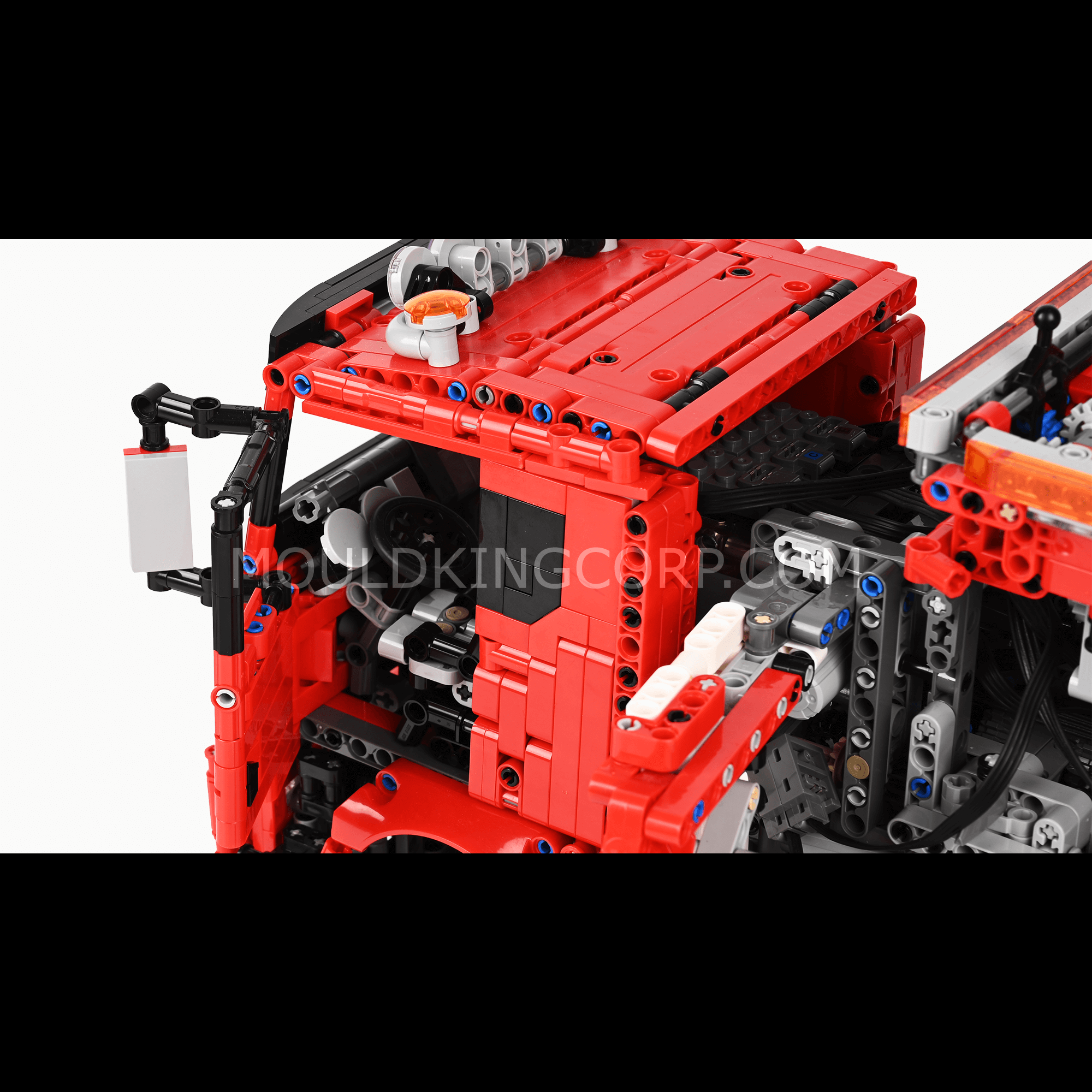 Mould King 17027 Remote Control Fire Truck & Rescue Vehicle Building Blocks Set - 4,883 Pieces STEM Toy for Kids & Adults | Perfect for Firefighter Role Play, Emergency Rescue Scenes & Collector Displays