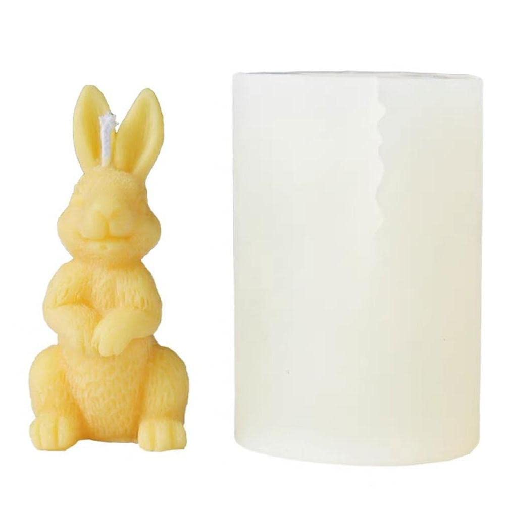 3D Rabbit Silicone Mold for Baking & Candle Making - DIY Cake, Mousse, and Scented Candle Molds - Perfect Gift for Baking Lovers (Great for Birthdays, Parties, and Home Decor)