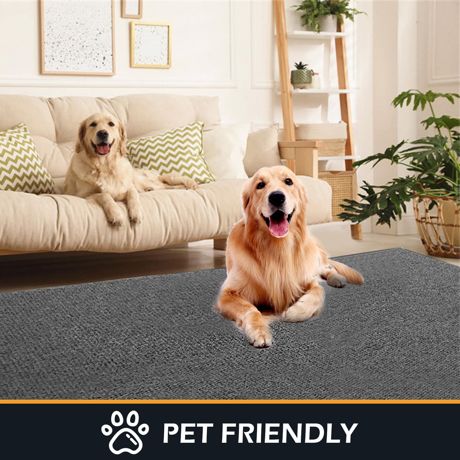 Premium Non-Slip Peel and Stick Carpet Tiles - 15.7