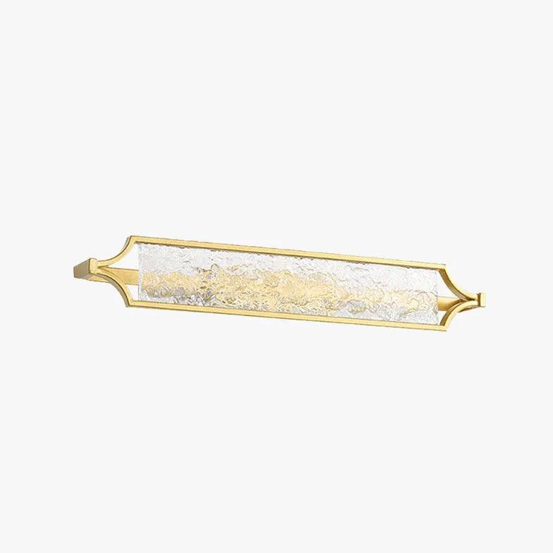 Water Grain LED Gold Bathroom Wall Lights - Modern Vanity Sconce Lighting for Bathroom, Powder Room & Dressing Area - Perfect for Ambient Lighting & Makeup Application