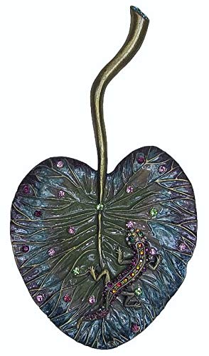 Gecko Hand Mirror with Jeweled Design - Elegant Vanity Mirror for Makeup, Travel & Home Decor | Perfect Gift for Women & Girls