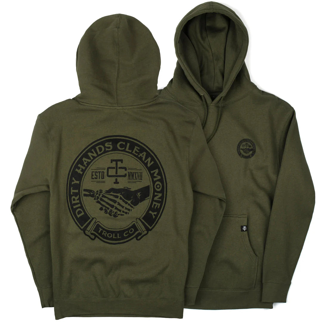 Troll Co DHCM Haggler Hoodie - Men's Streetwear Pullover Sweatshirt with Unique Design | Perfect for Urban Fashion, Casual Outings & Street Style