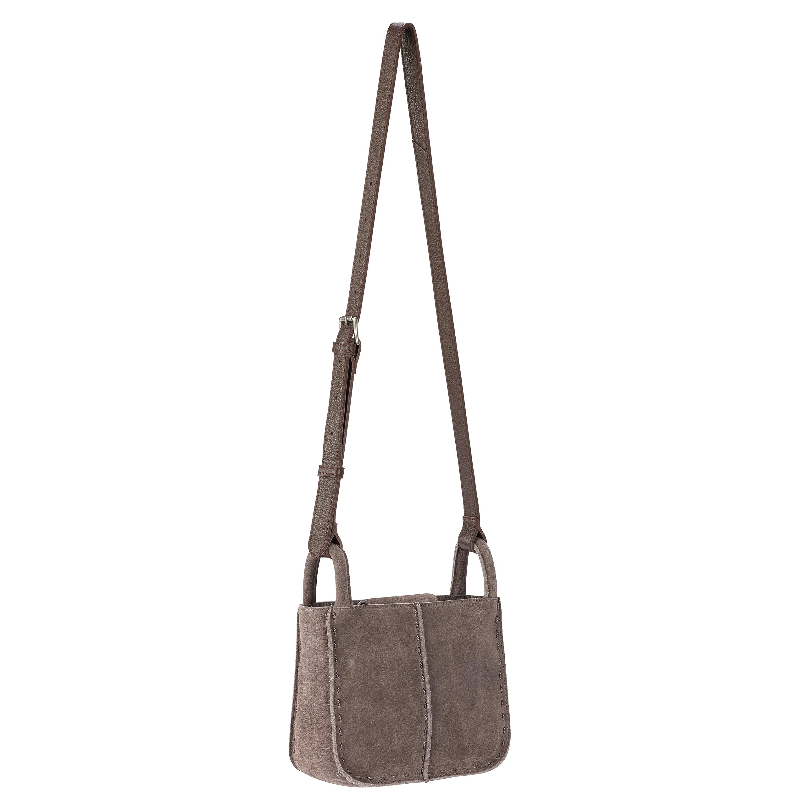 The Sak Los Feliz Small Crossbody Bag for Women - Stylish Leather Purse with Adjustable Strap, Perfect for Travel, Shopping & Everyday Use
