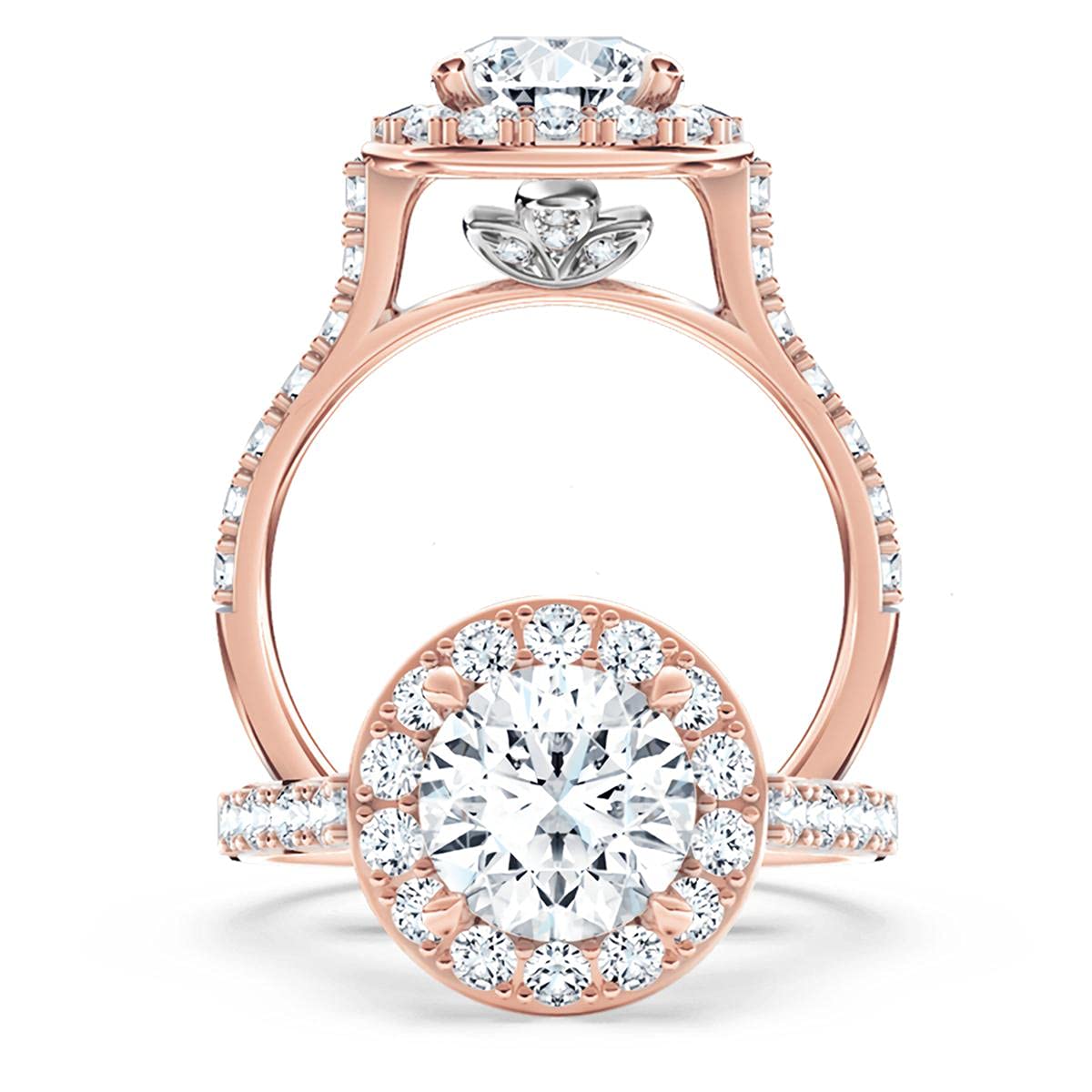 Stunning Moissanite Engagement Rings for Women - 10K, 14K, 18K Gold & Platinum Plated Silver - 3 Elegant Styles | Perfect for Proposals, Anniversaries & Special Occasions