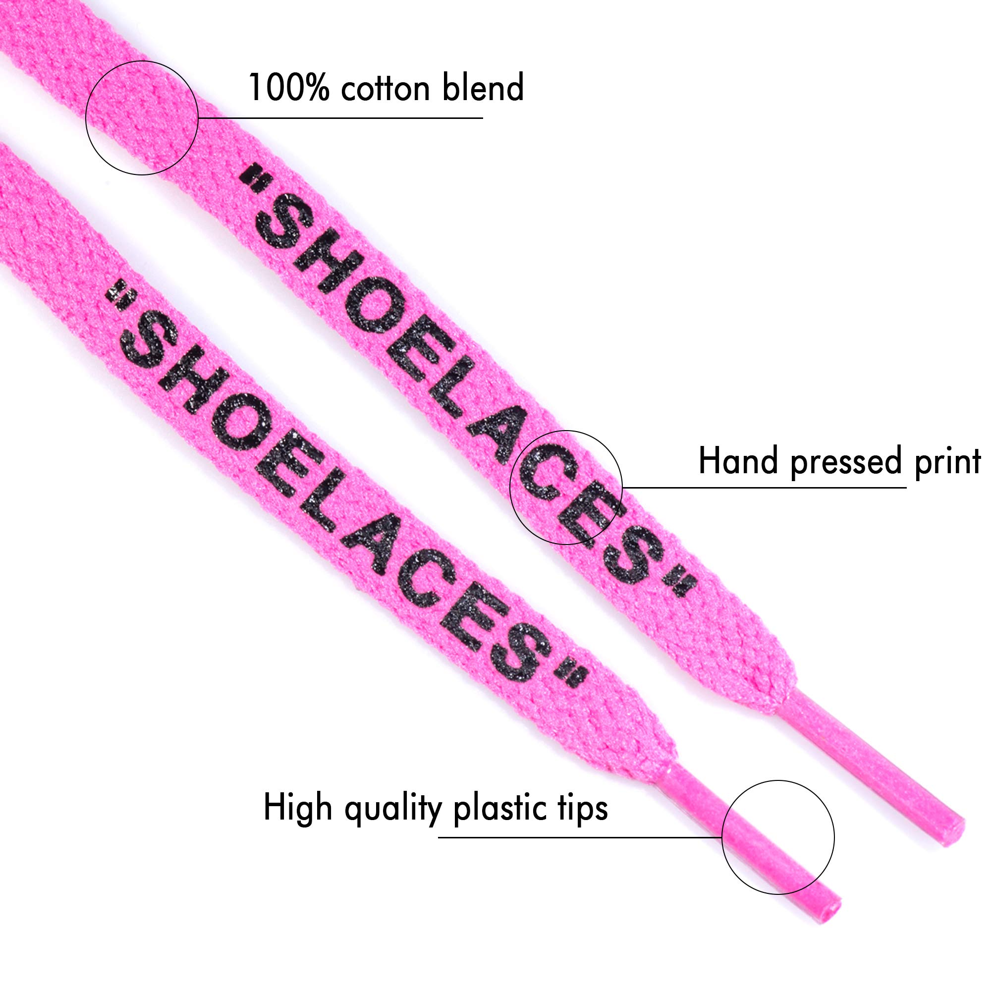 LitLaces - Colorful Printed Flat Shoelaces for Sneakers | Durable Replacement Laces for Casual & Athletic Shoes | Perfect for Running, Gym & Everyday Wear