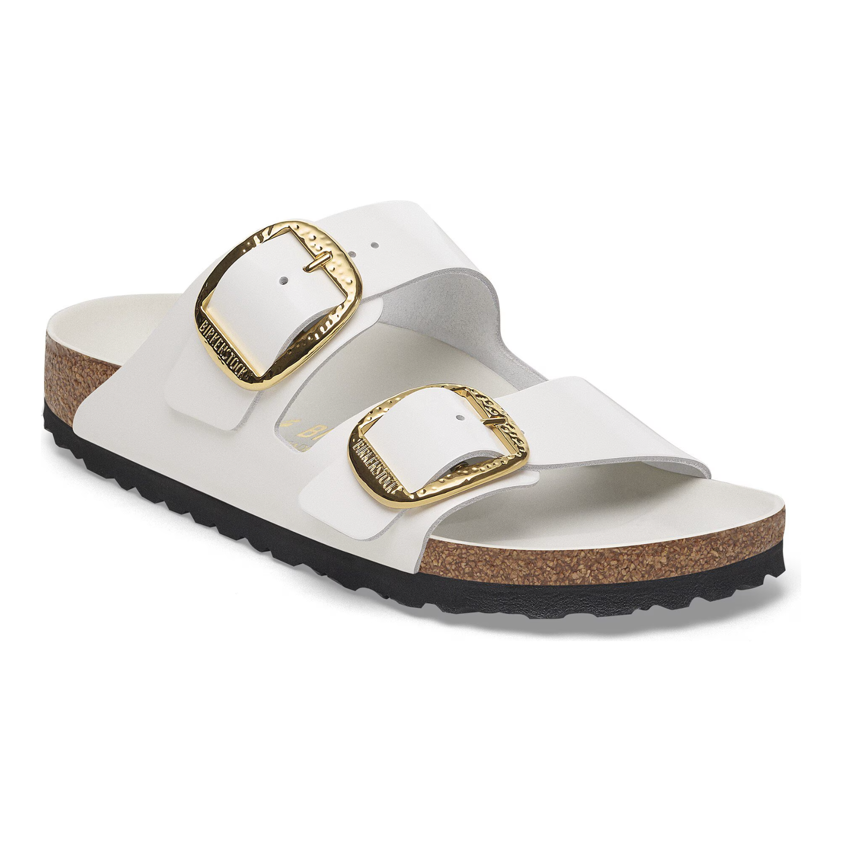 Birkenstock Arizona Hammered Big Buckle Sandals for Women - Comfortable Soft Footbed Leather Slides - Perfect for Casual Wear, Beach & Summer Outfits