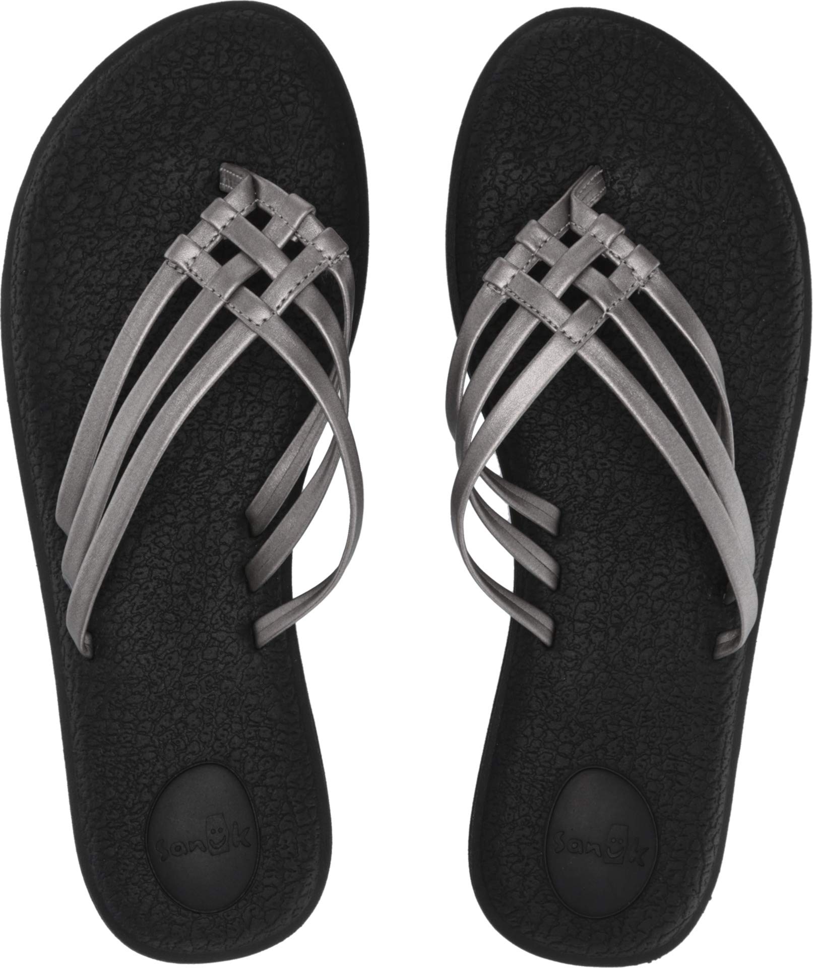 Sanuk Women's Yoga Salty Flip Flops - Comfortable Memory Foam Yoga Sandals for Women | Perfect for Beach, Pool, Yoga & Casual Summer Wear
