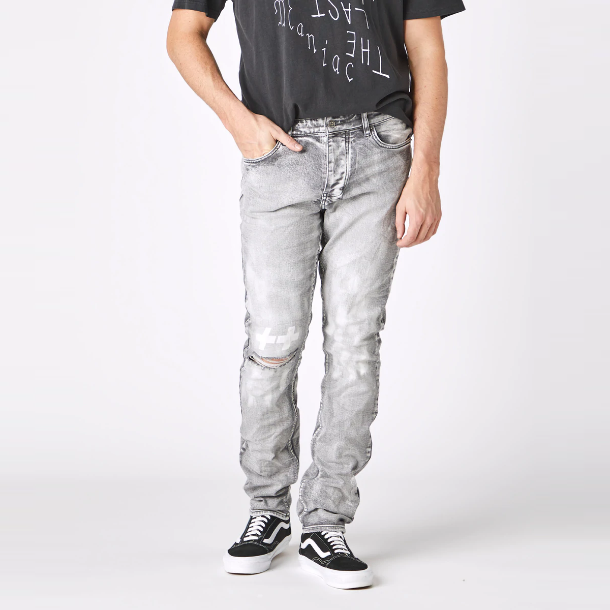 Chitch Eratik Trashed - Trendy Distressed Graphic T-Shirt for Men & Women | Perfect for Casual Wear, Street Style & Urban Fashion